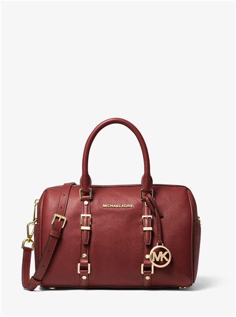 michael kors bedford travel medium duffel satchel|Bedford Legacy Medium Pebbled Leather Duffle Satchel.